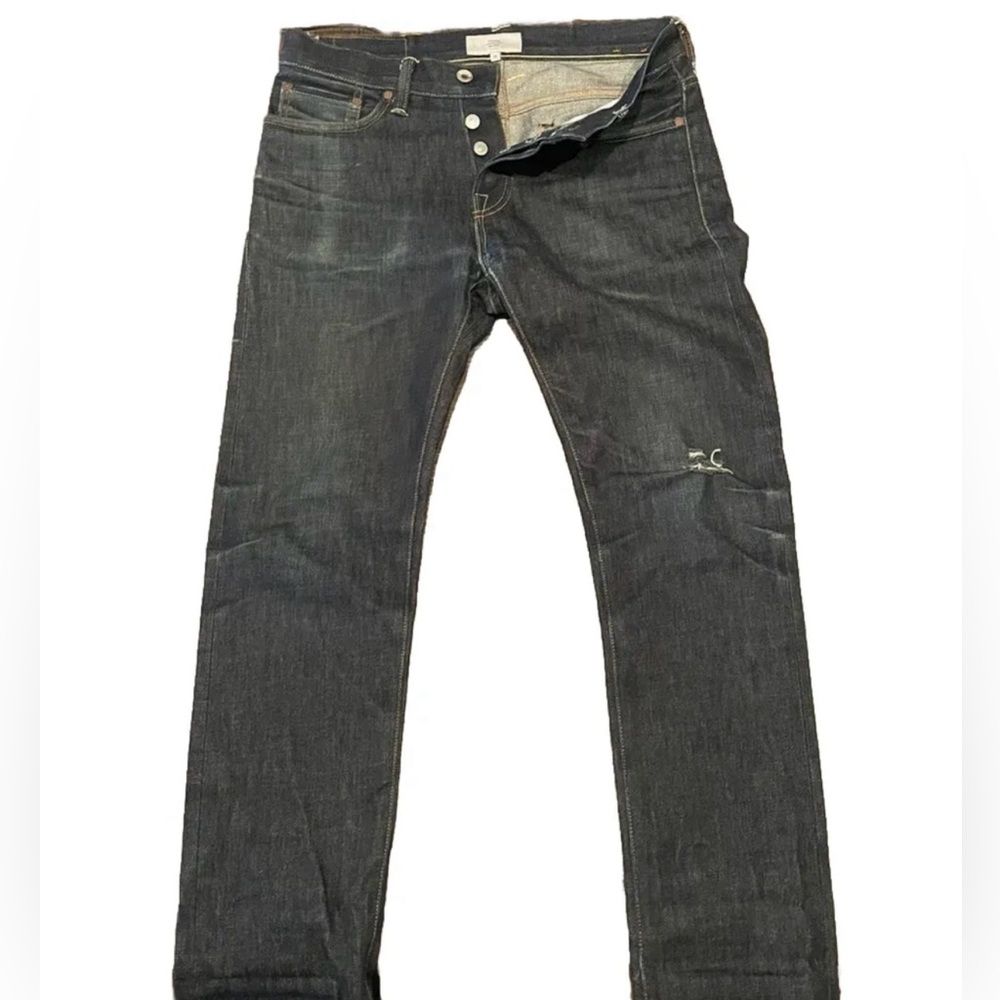 Jack Spade Selvedge Jeans. Button fly. White Oak Cone Denim. Hand Made in USA.
